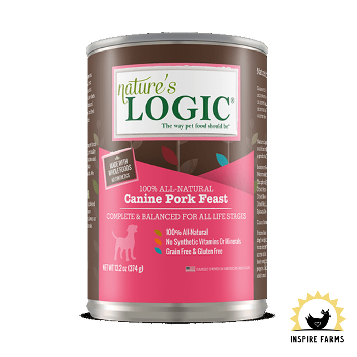 Nature's Logic Canine Canned Dog Food, 13.2-oz