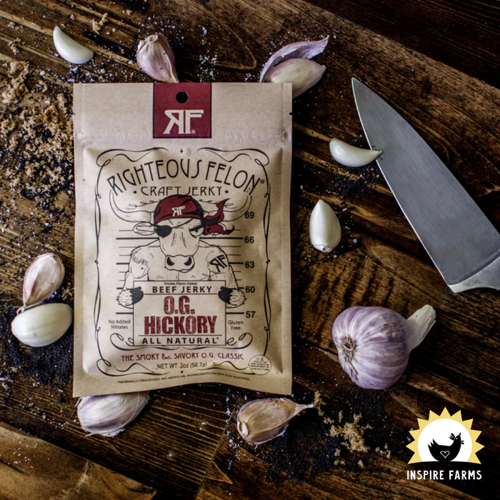 Righteous Felon Beef Jerky 2oz