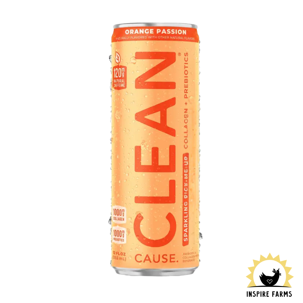 CLEAN Gut Health Prebiotic & Collagen Energy Drink 12oz — Inspire