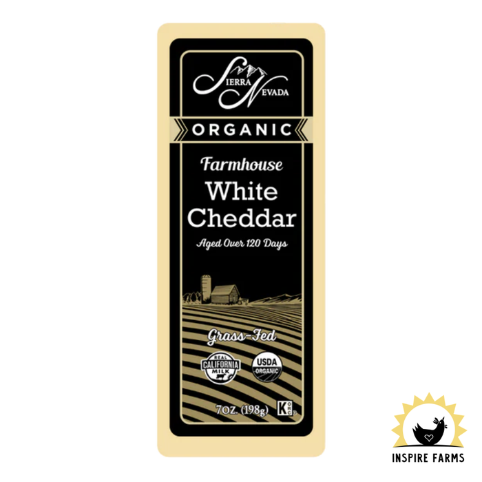 Organic Farmhouse White Cheddar Brick 7oz