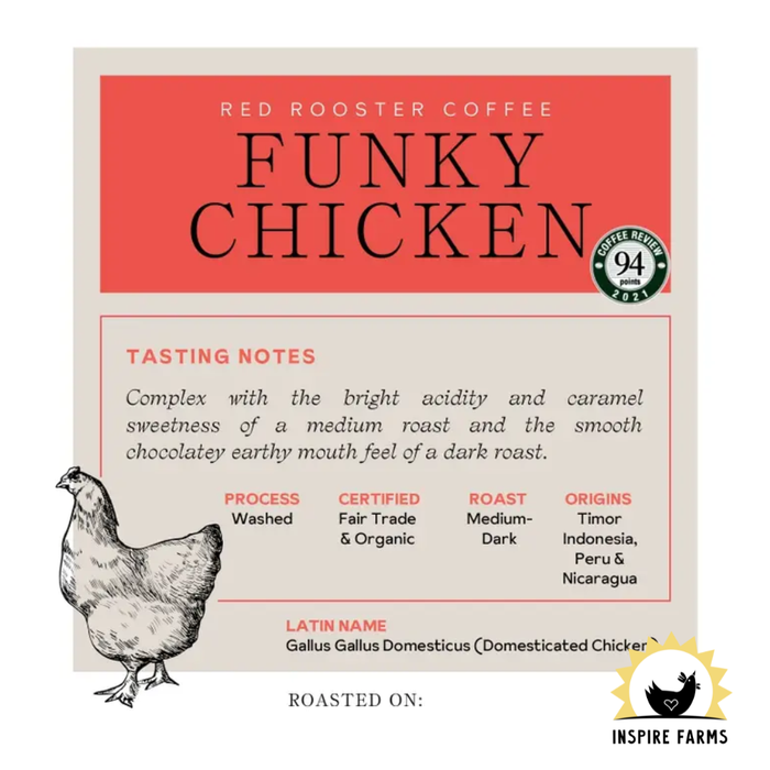 Red Rooster Coffee Organic Coffee Blends