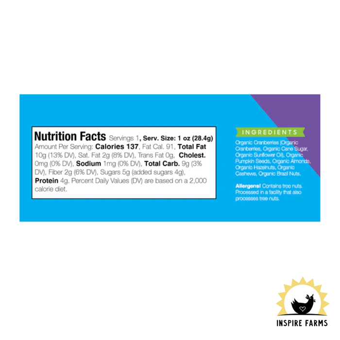 Organic Heart Healthy Trail Mix - 1 oz
