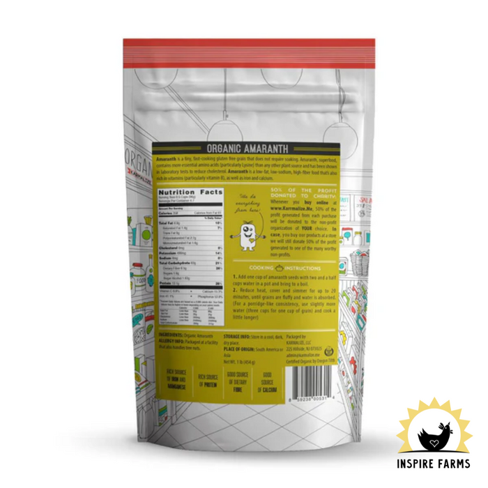 Organic Amaranth - 1 lb