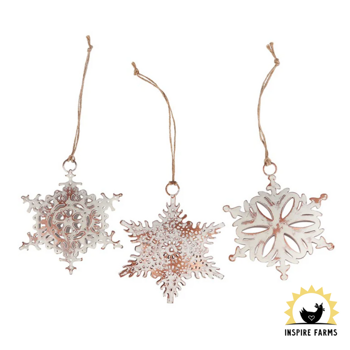 Ornate Snowflakes Ornament Set