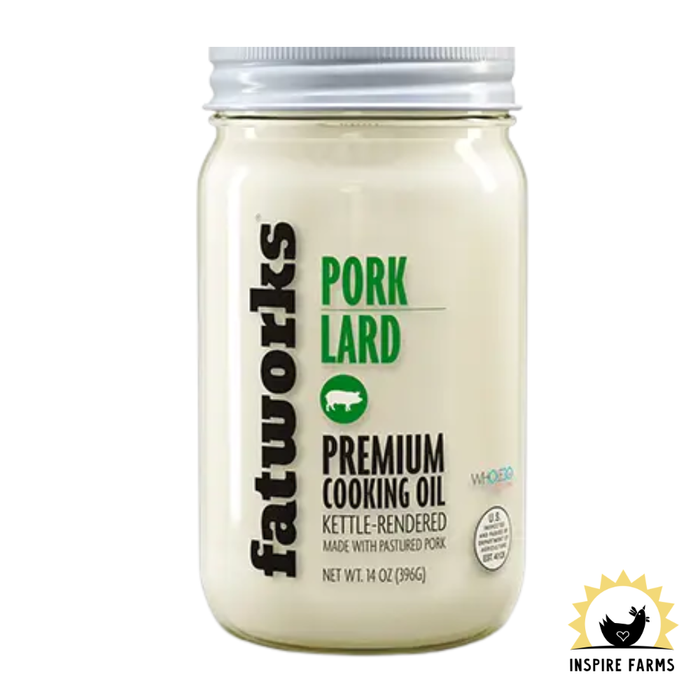 Pasture Raised Pork Lard 14oz