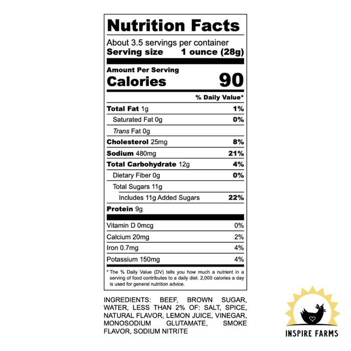 Lazy T Ranch Beef Jerky - 3.5oz