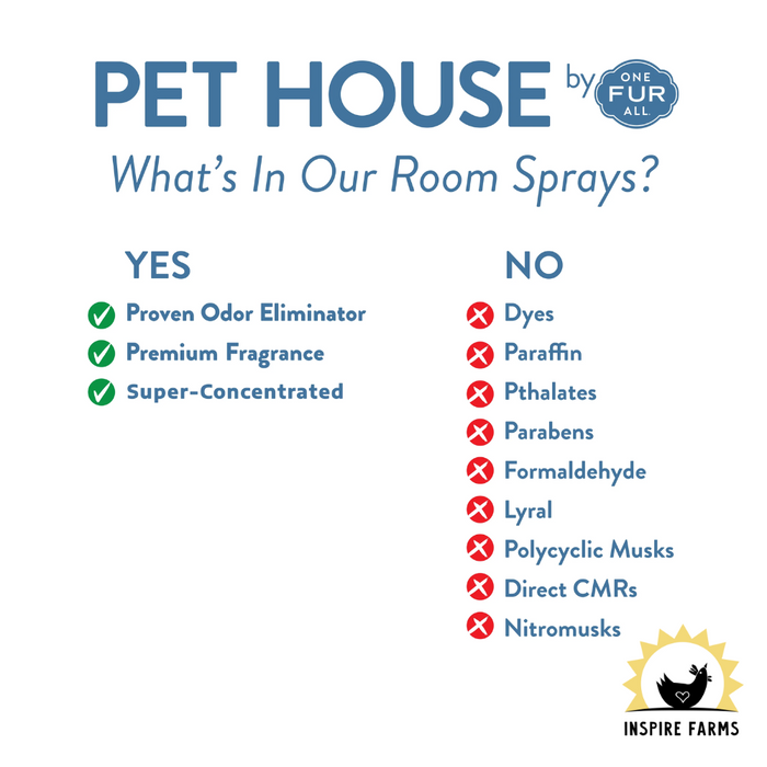Pet House Room Spray