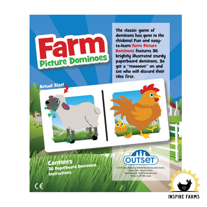 Picture Dominoes Farm Game