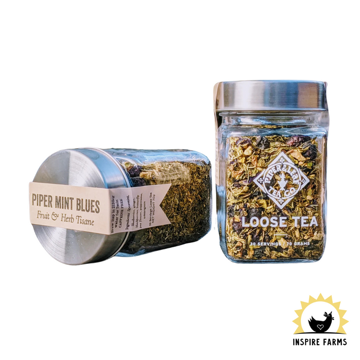 Piper Mint Blues Loose Leaf - 30 Servings