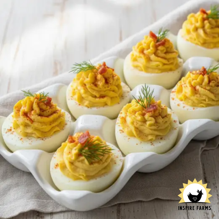 Porcelain Egg Holder Tray