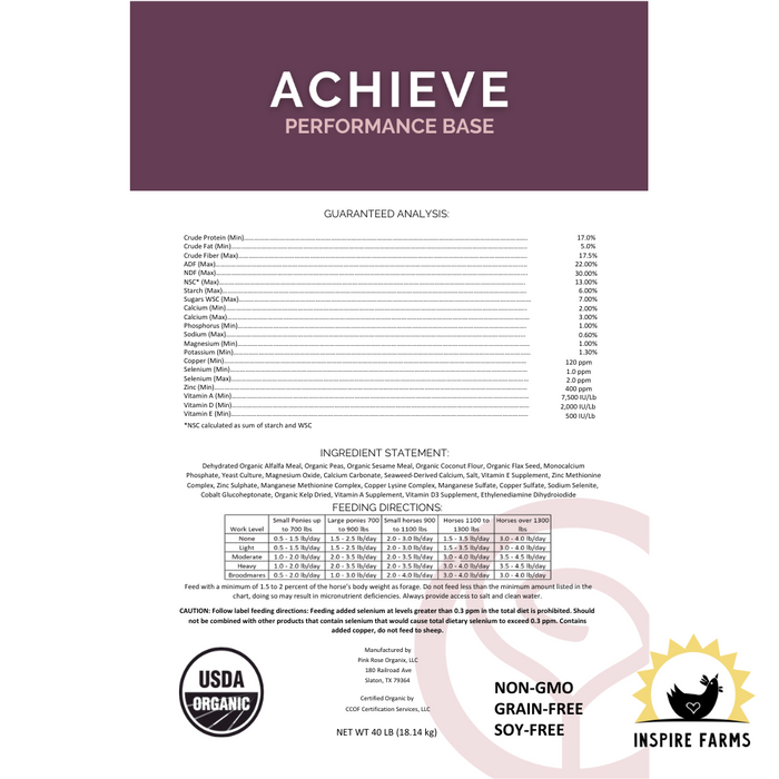 PRO Series ACHIEVE Performance Base SPECIAL ORDER