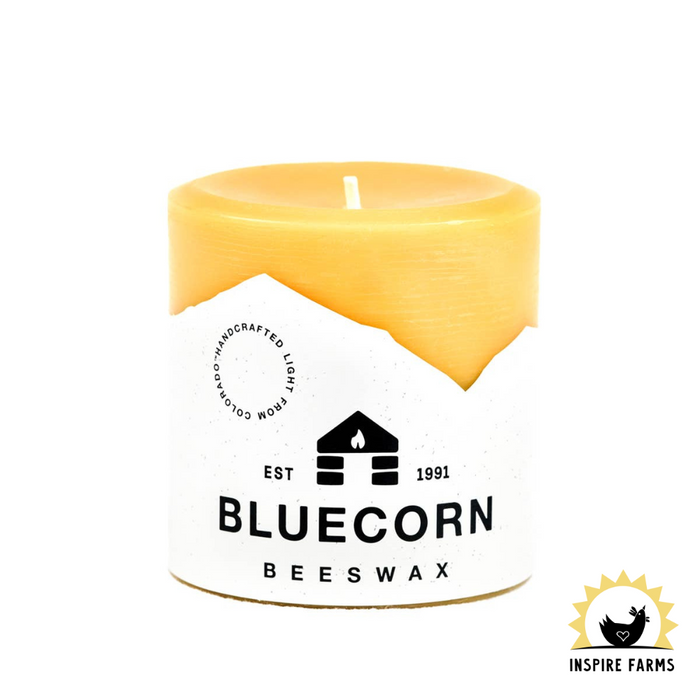 Pure Beeswax Pillar Candles