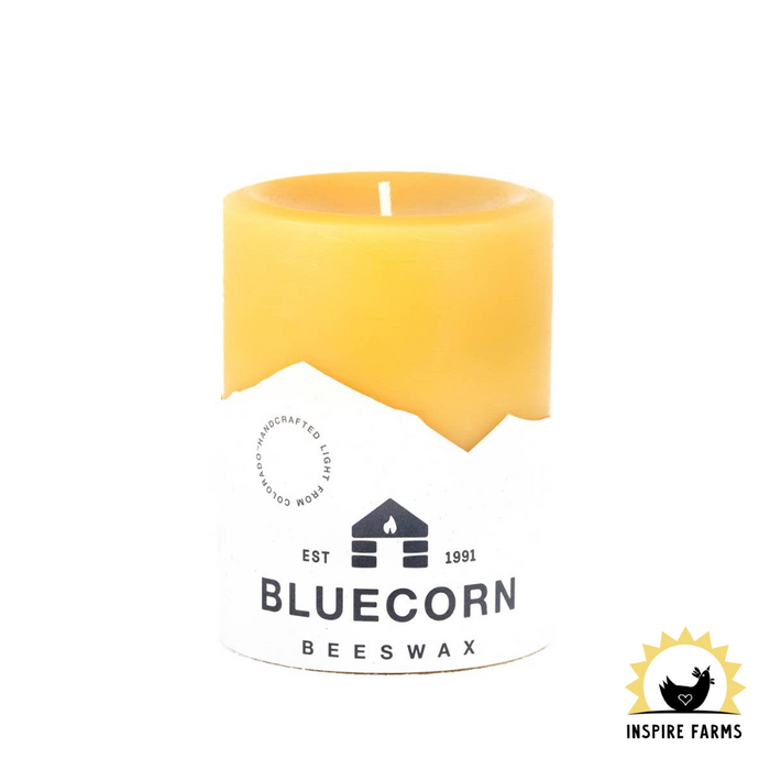 Pure Beeswax Pillar Candles