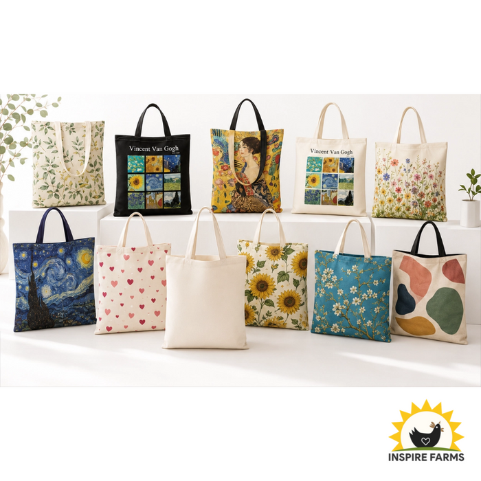Random Canvas Tote