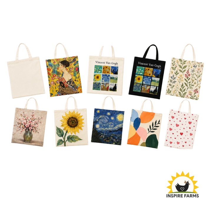 Random Canvas Tote