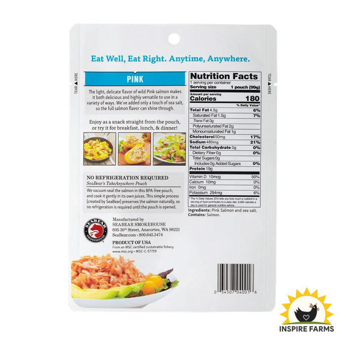 Ready-To-Eat  Pink Salmon – SeaBear
