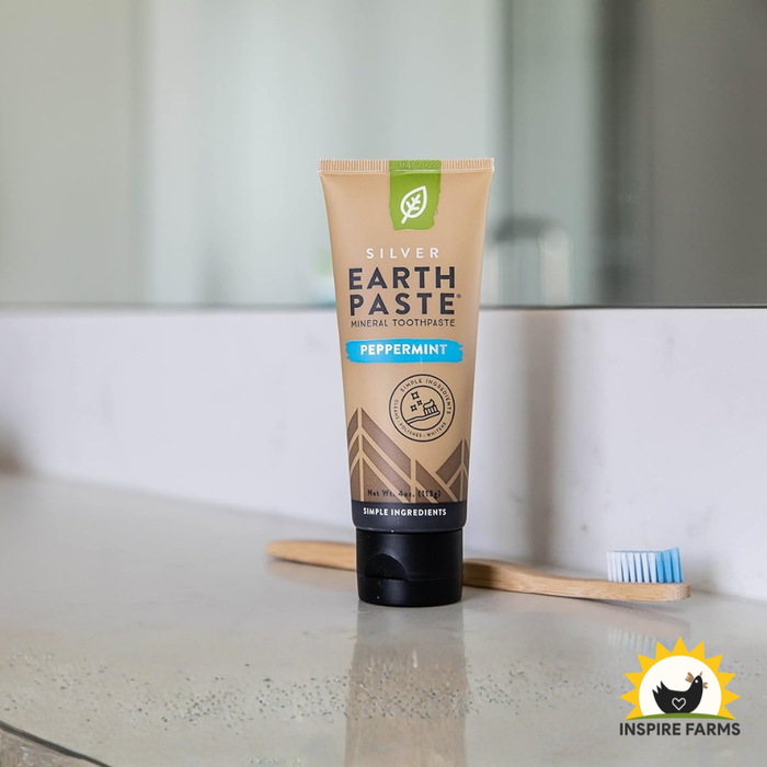 Redmond Earthpaste with Silver – Peppermint