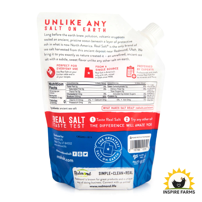 Redmond Real Salt - Ancient Fine Sea Salt 26oz