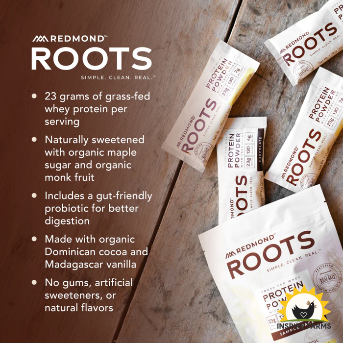 Redmond Roots Protein Powder Sample Pack (4 Sticks)