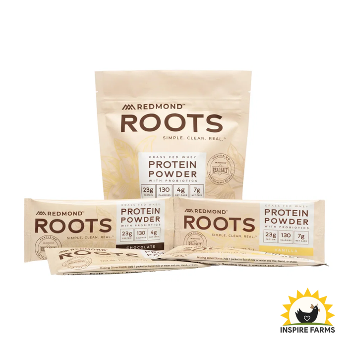 Redmond Roots Protein Powder Sample Pack (4 Sticks)