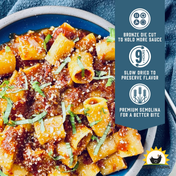 Organic Rigatoni Durum Semolina Pasta