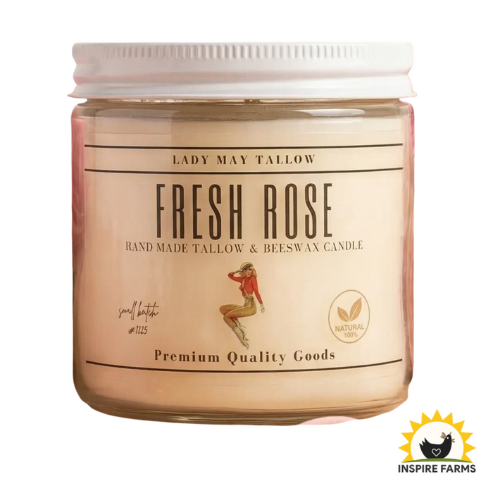 Lady May Tallow & Beeswax Candle - 16 oz