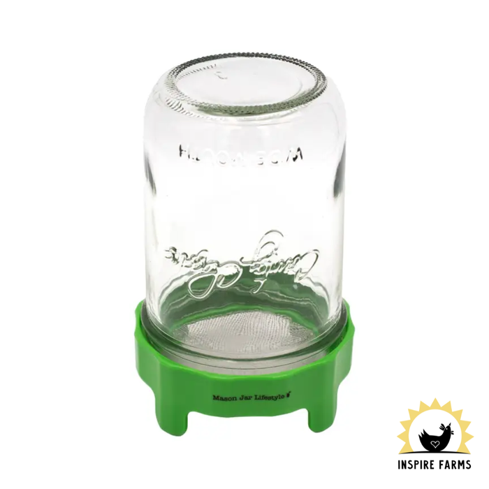 Rust Proof Sprouting Lid with Built-In Stand for Wide Mouth