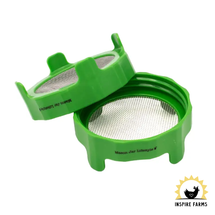 Rust Proof Sprouting Lid with Built-In Stand for Wide Mouth