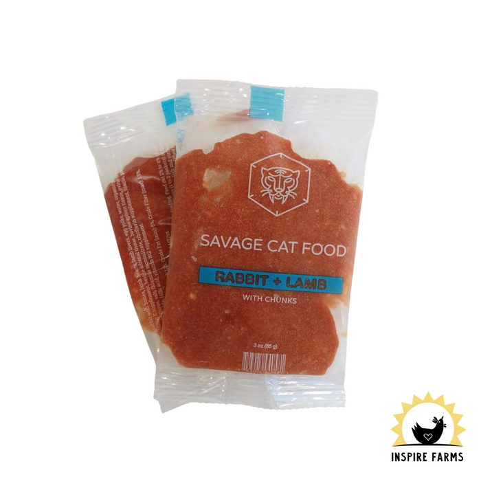 Savage Cat Raw Frozen Cat Food Boxes