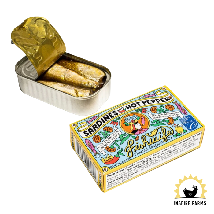 Fishwife Sardines with Hot Pepper