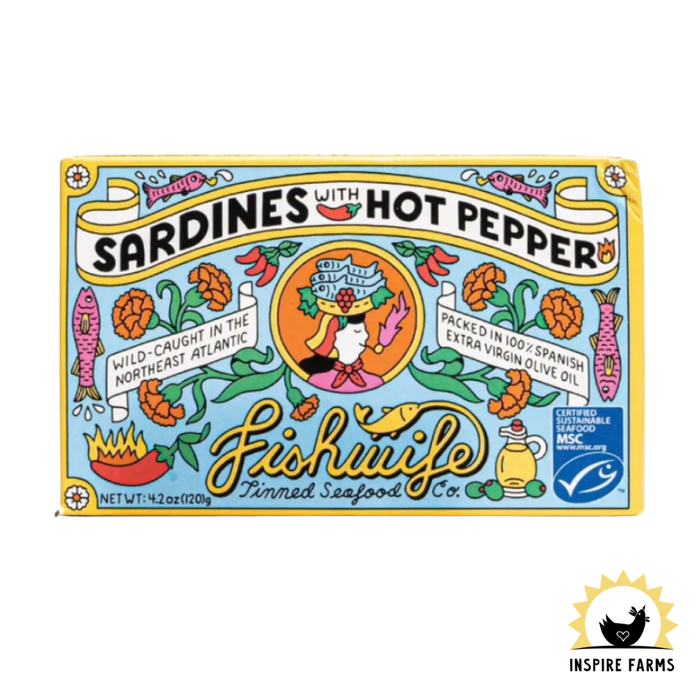 Fishwife Sardines with Hot Pepper