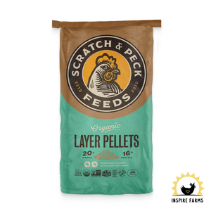 Scratch & Peck Organic Layer Pellets + Grub Protein