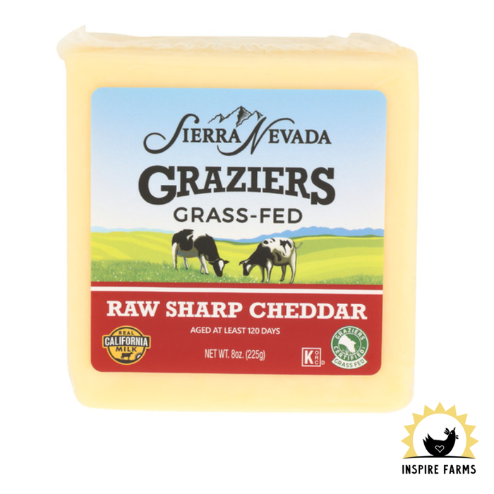 Sierra Nevada Raw Sharp Cheddar Graziers Grass-Fed