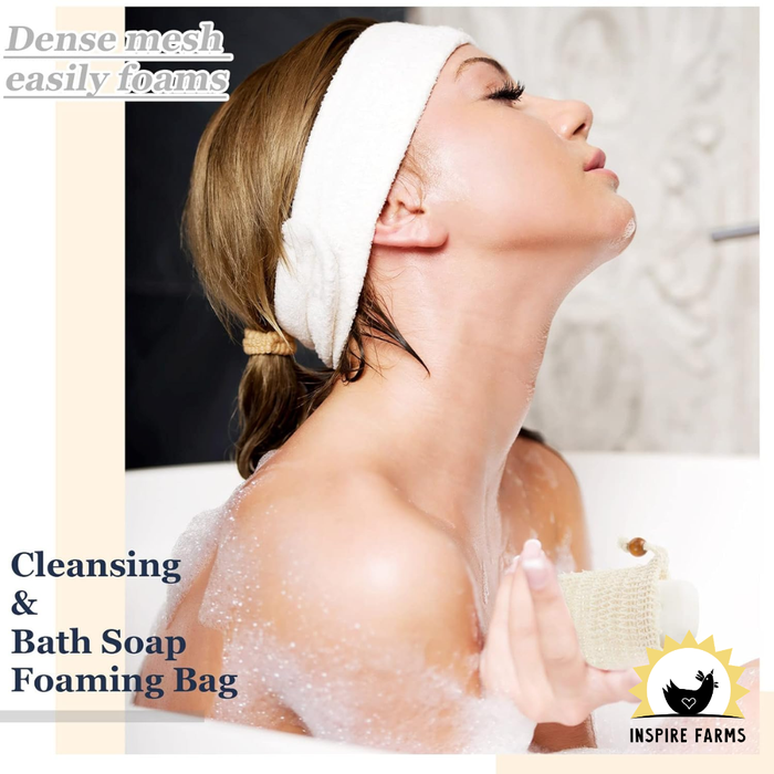 Soap Saver Bag Exfoliating Soap Pouch