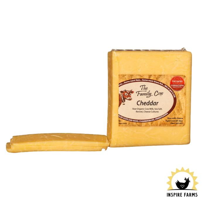 The Family Cow Cheddar Block 8oz