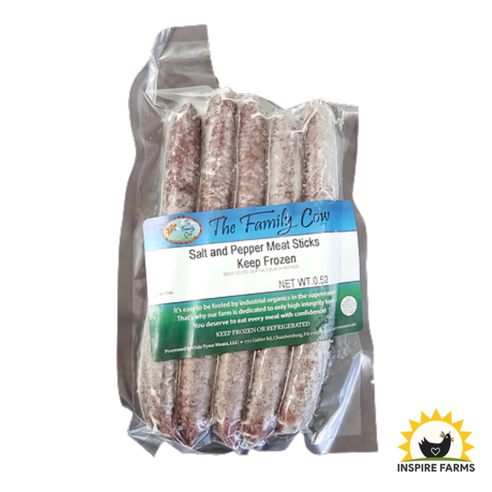 The Family Cow Salt & Pepper Meat Sticks