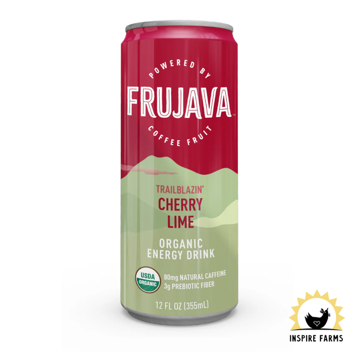 Trailblazin' Cherry Lime Organic Energy Drink