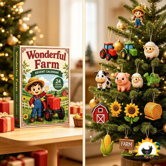 Farm Christmas Advent Calendar - Assorted