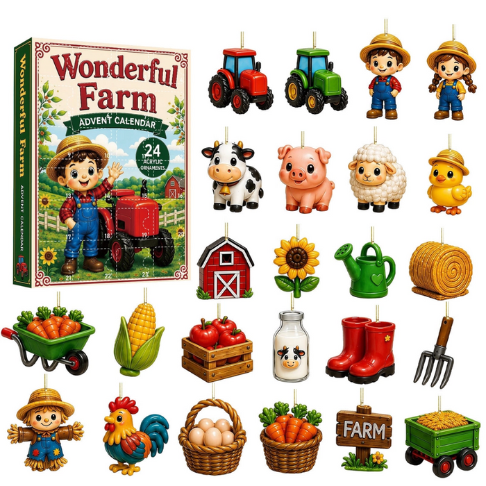 Farm Christmas Advent Calendar - Assorted