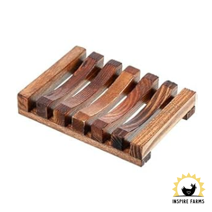 Wooden Shower and Dish Soap Holder
