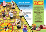 Farm Snakes and Ladders Board Game