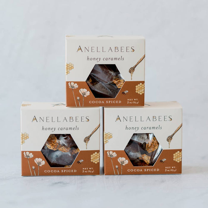 Cocoa Spiced Honey Caramels