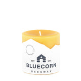 Pure Beeswax Pillar Candles: 3" x 6" / Raw