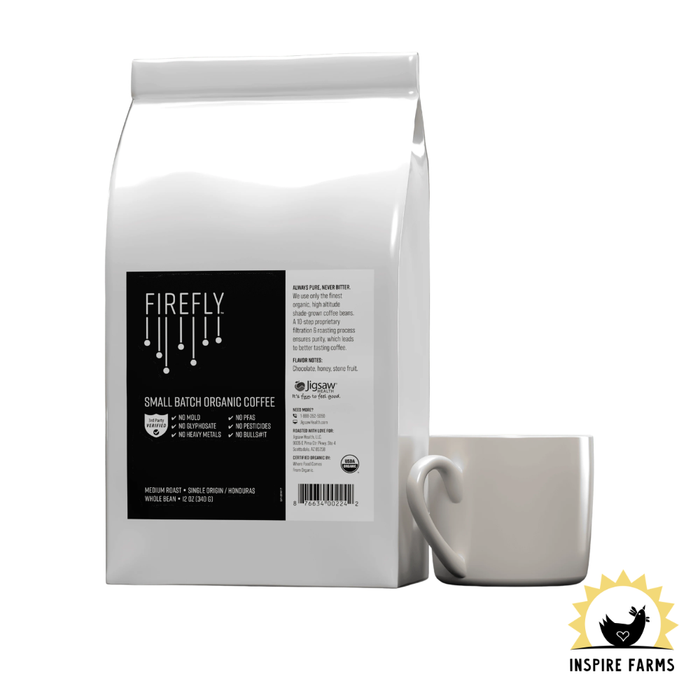 Firefly Organic Mold-Free Coffee Beans 12oz