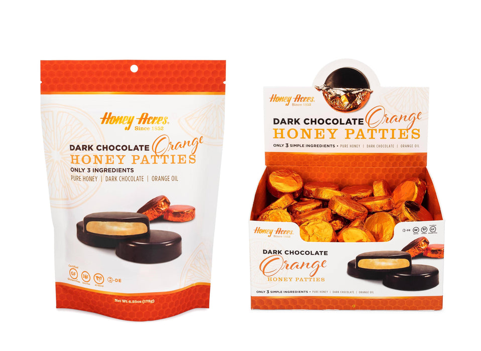 Honey Acres Inc. - Dark Chocolate Orange Honey Patties