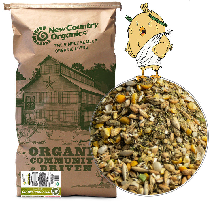 SPECIAL ORDER New Country Organics Olive Oil Poultry Grower Feed 19%