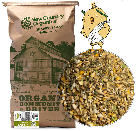 New Country Organics Olive Oil Layer Feed 40lb