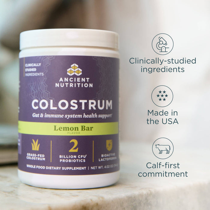 Colostrum | Powder Lemon Bar Flavor (60 Servings)