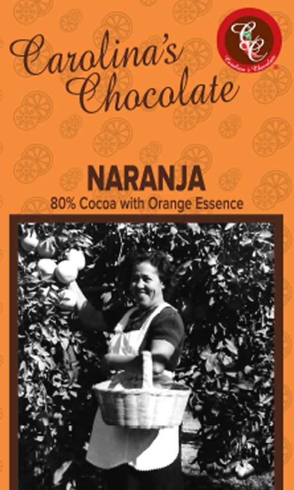 Carolina's Chocolate Naranja Bar