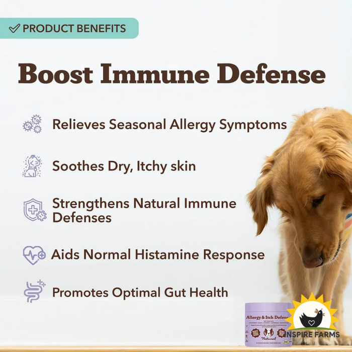 Natural Dog Company Dog Allergy & Itch Supplement Chews - 90 Count